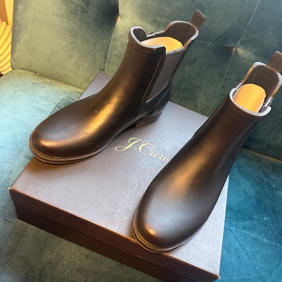 J. Crew Shoes - J. Crew Classic Black Chelsea Rain Boots